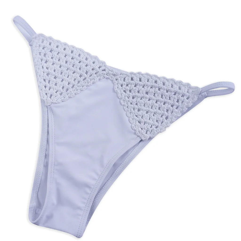 SAGACE комплект бикини ткань стиль сплошной цвет пляжный купальник морской