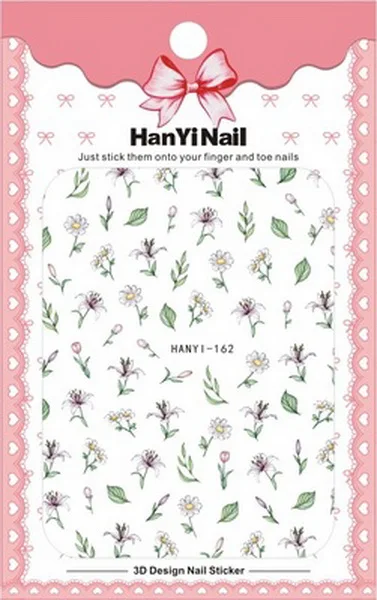 Style-7 Ультра тонкий Nail Стикеры небольшие свежие цветы Daisy ногтей аппликация на клей прямой Стикеры s Переводные картинки перевода маникюр Советы - Цвет: Style-7