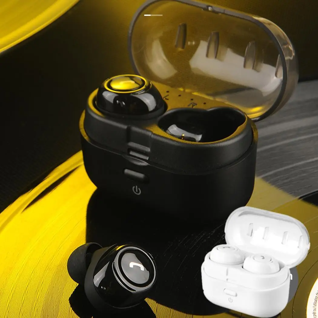 Battery Compartment Stereo Mini Binaural Invisible Power Display Support Music Call Function Wireless Headset | Электроника