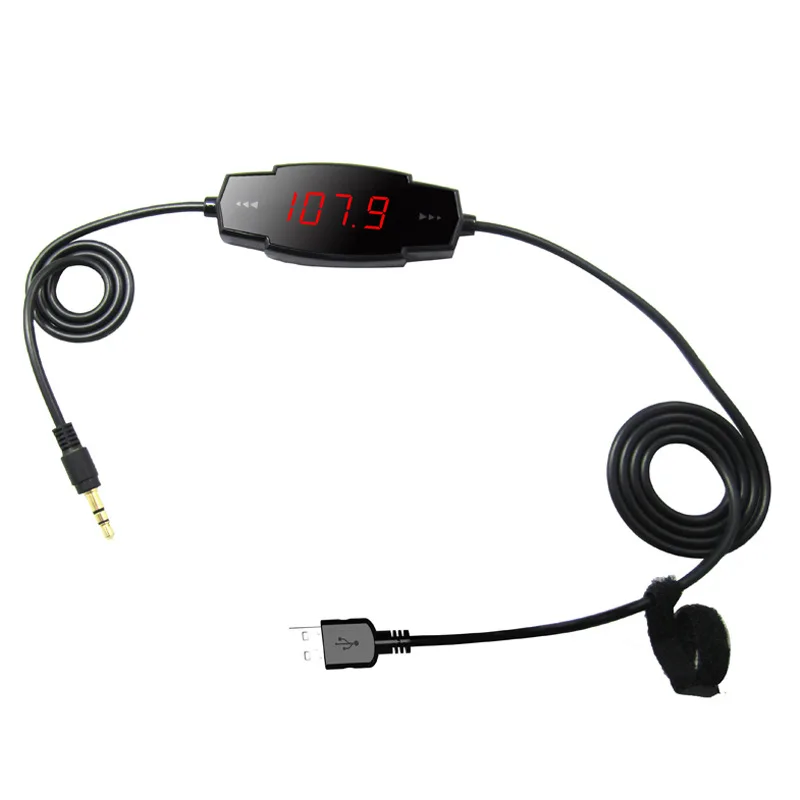 Новый автомобильный fm-радио модулятор для всех телефонов 3 5 мм смартфон MP3-плеер