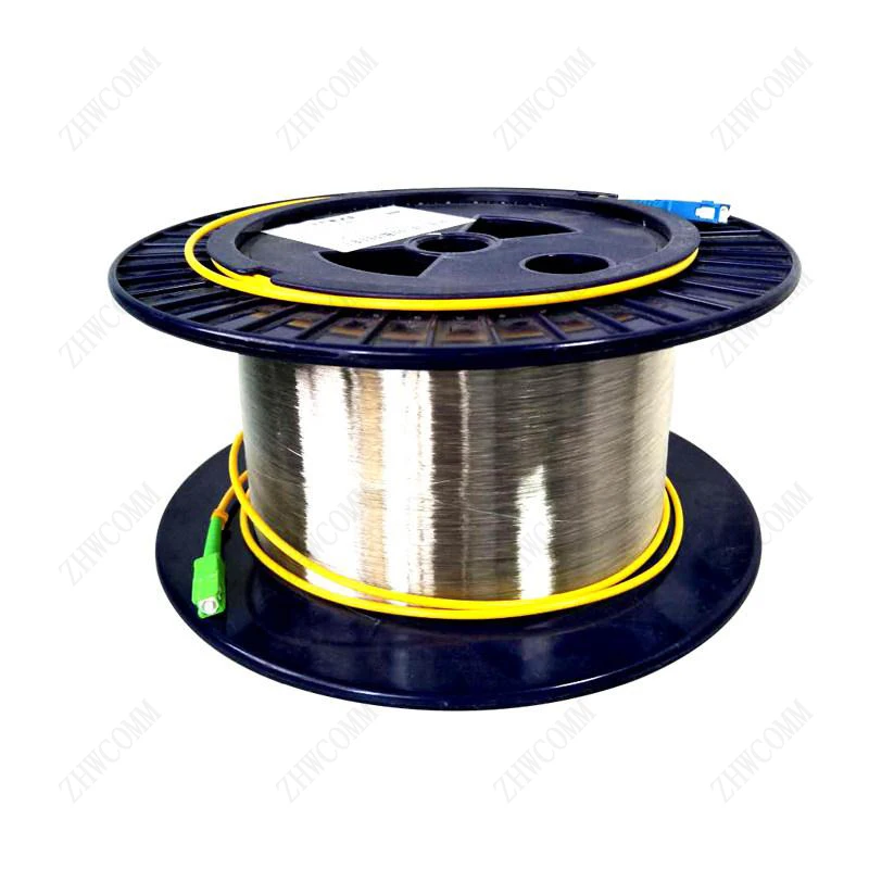 

ZHWCOMM SC singlemode Single bare fiber OTDR measuring Optical Fiber Cable 2KM 9/125 OTDR test optical fiber reels