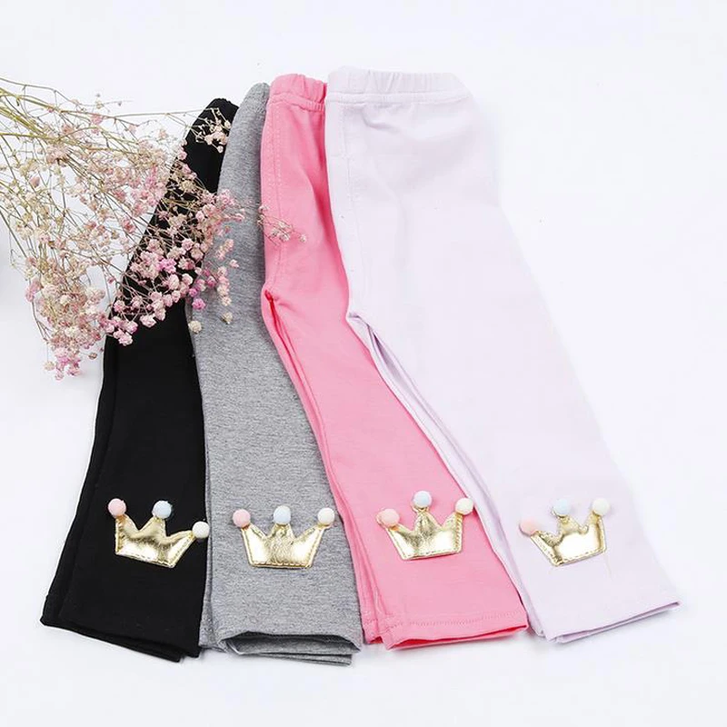 

New Fashion Autumn Baby Pants Cotton Girl Pants Cartoon Toddler Girls Leggings Elastic Waist Casual Trousers Baby Clothes XL208