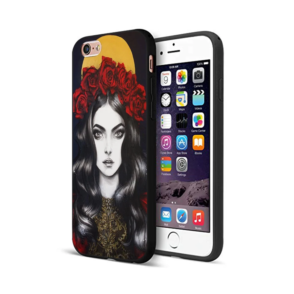 Черный ТПУ чехол для iphone 5 5s se 6 6s 7 8 plus x 10 силиконовый XR XS 11 pro MAX Модный девочки с