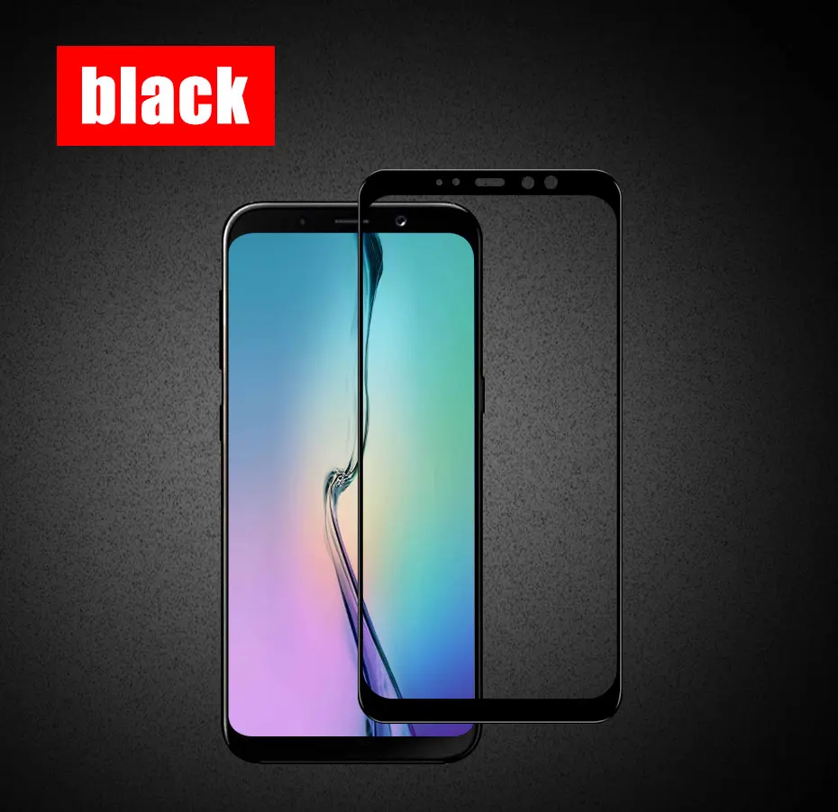 С уровнем твердости 9H 3D полное покрытие закаленное Стекло для Samsung Galaxy A8 звезда A9