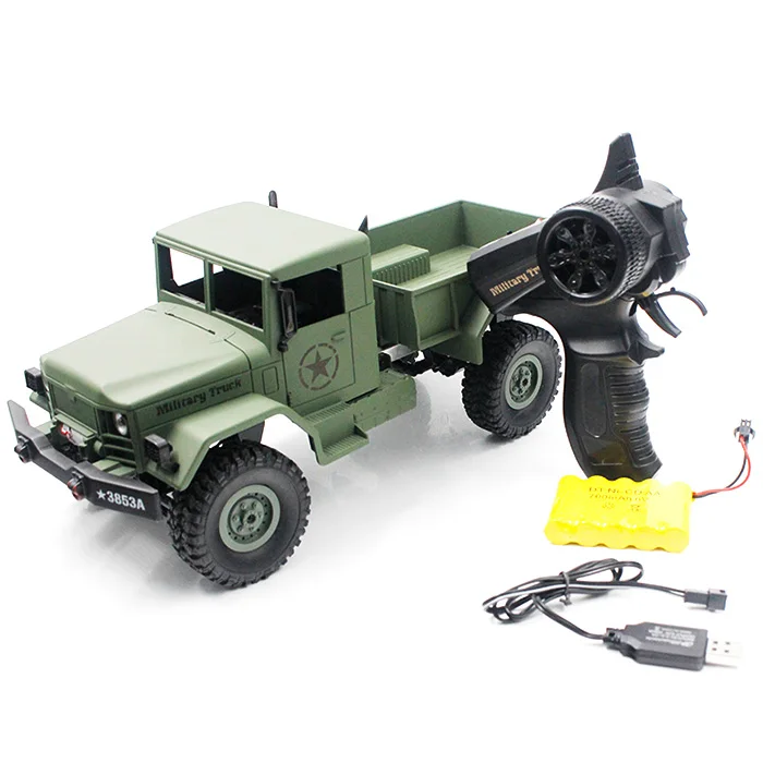 HENG LONG 3853A RC автомобили 1:16 мини внедорожный Радиоуправляемый Военный грузовик RTF С