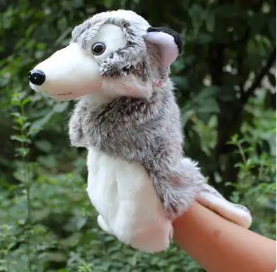 Горячая продажа Ручная кукольная игрушка детский подарок Волк кукла большие