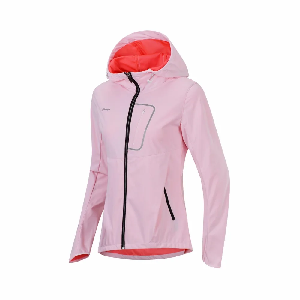 Женская ветровка для бега Li Ning комфортная куртка с защитой от ударов спортивная