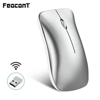 2 4ghz wireless mouse ergonomic mouse opto electronic mute mice rechargeable usb 1600dpi for office computer pc laptop silent