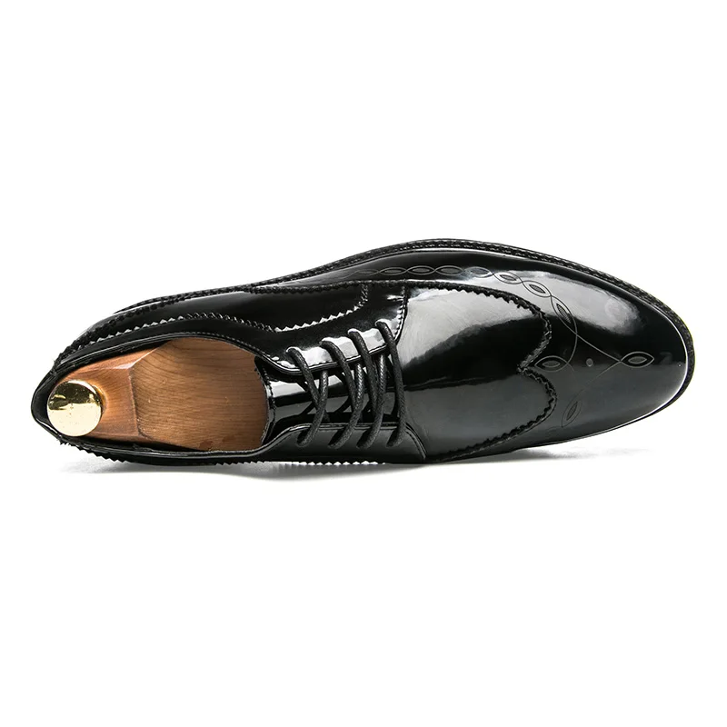 Озерске Марка 2021 модные женские сапоги из телячьей кожи резные Оксфордские туфли