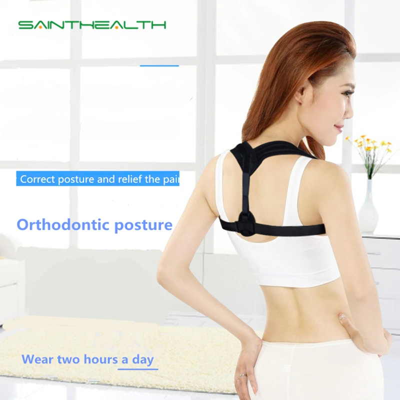 

Upper Back Posture Corrector Clavicle Support Belt Back Slouching Corrective Posture Correction Spine Braces Supports Health