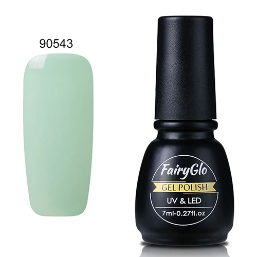 90543 Fairyglo для ногтей набор для приготовления чая 1 демпферный лист Гель-лак светильник Цвет серии УФ-гель для ногтей, инструменты для маникюра, лак для ногтей, Гель-лак для ногтей, Наборы - Цвет: 90543