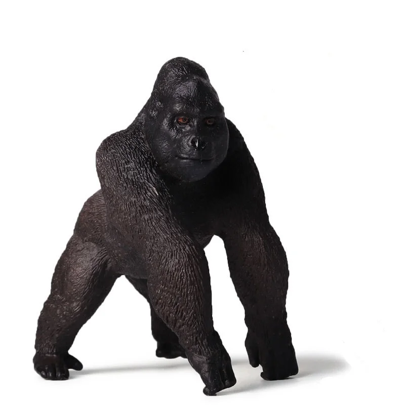 Фигурки Gorilla миниатюрная модель животного пластиковые украшения для гостиной