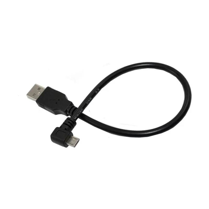 Кабель адаптер 90 градусов 4 угла micro USB папа 2 0 Тип A 25 м 1 5 м|Кабели передачи данных| |