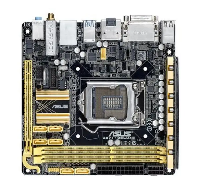 Десктопная Материнская плата ASUS материнская DDR3 LGA 1150 Z87i DELUXE MINI iTX 17*17 см Z87 i7 i5 i3 32G