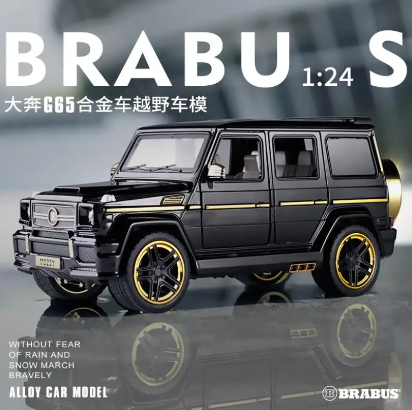 1/24 Diecasts& Toy Vehicles Big G Brabus G65 модель автомобиля звук и светильник коллекция автомобиля игрушки для мальчика Детский подарок brinquedos