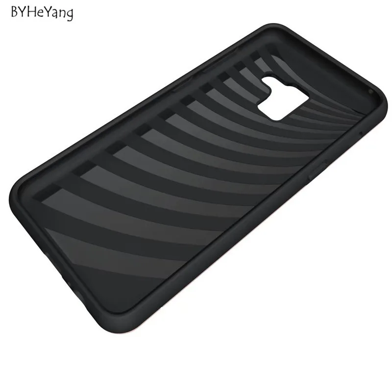 BYHeYang для Samsung Galaxy A8 2018 чехол противоударный ТПУ + PC матовый защитный A830 с