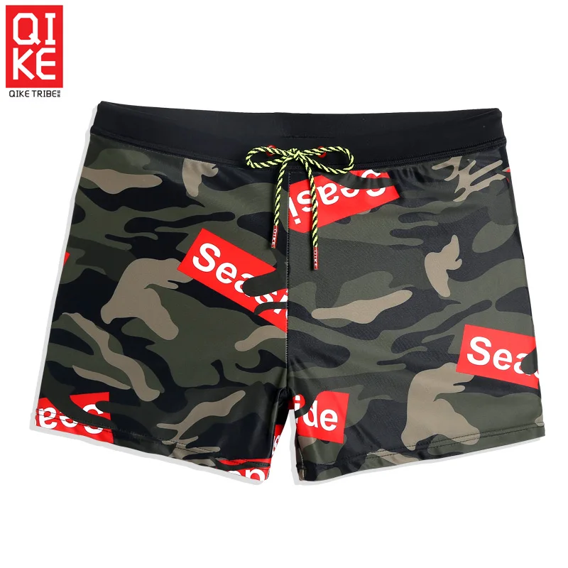 Swimming trunks Summer Men's wear pool shorts sexy bikini plus size swimsuit maillot de bain low waist breathable mesh | Спорт и