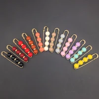 1pcs pearl large safety pins brooch knitting sweater decoration pins metal brooch straight pins gift wholesale