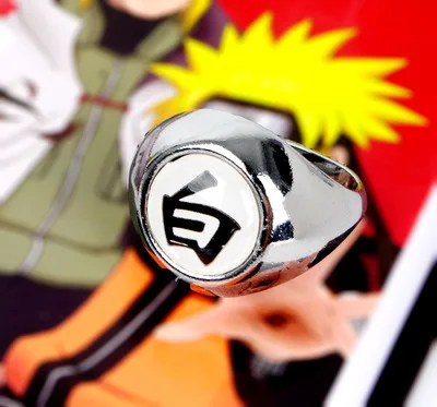 white ЛИВА девушка Наруто ниндзя Акацуки Учиха Итачи Deidara Сасори Какузу орочимару зетсу Хидан Косплей кольцо - Цвет: white