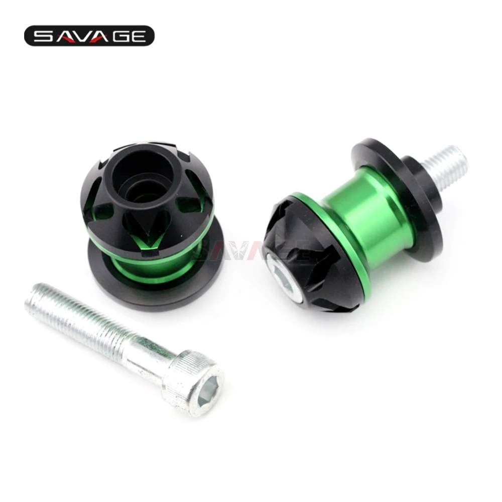Swingarm Катушки слайдер для KAWASAKI NINJA 250R/250RR/300/400/650/650R VERSYS 650 ZRX 1200R ZRX1200R стенд винт 2001-2017