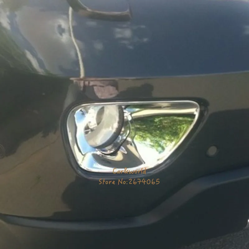 Передняя противотуманная фара рамка крышка Накладка для Jeep Grand Cherokee 2011 2012 2013 ABS