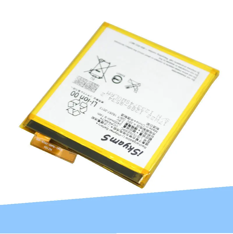 ISkyamS 2x2400 мАч LIS1576ERPC сменный литий полимерный аккумулятор для Sony M4 Aqua E2303 E2333 E2353 E2363