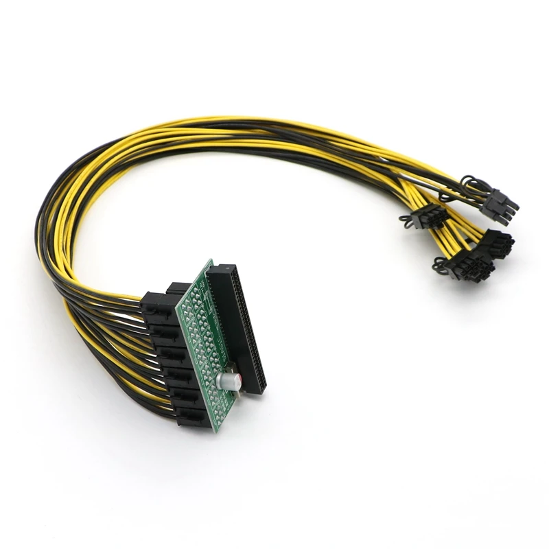 Коммутационная плата для сервера блока питания PCI-E 6Pin с 10x разъемом майнинга