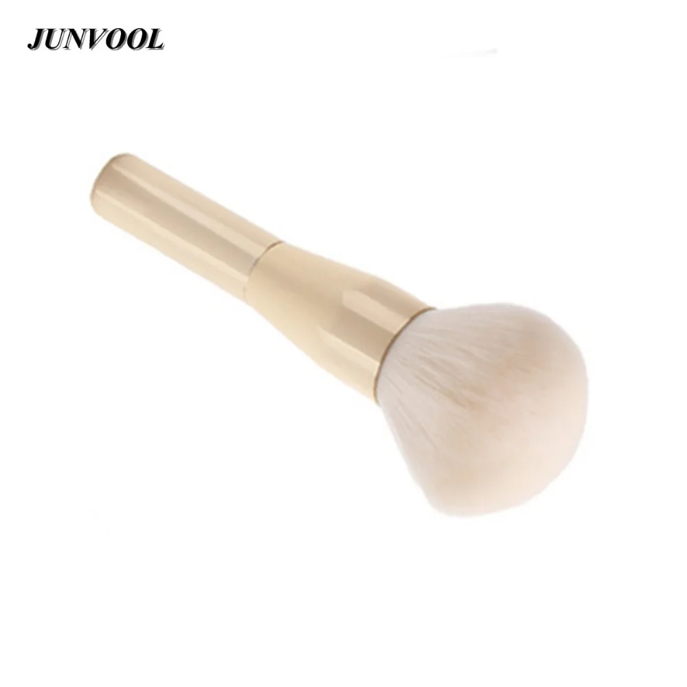 Розовая Золотая пудра кисть для румян очень большая красота Профессиональная