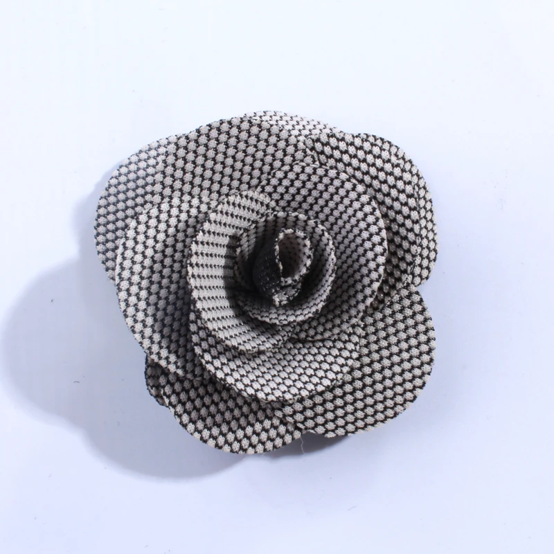 10PCS 5.5CM 16 Color For U Pick Small Layerd Burlap Puff Rose Fabric Flowers Bridal Wedding Floral Applique Hair Accessories |