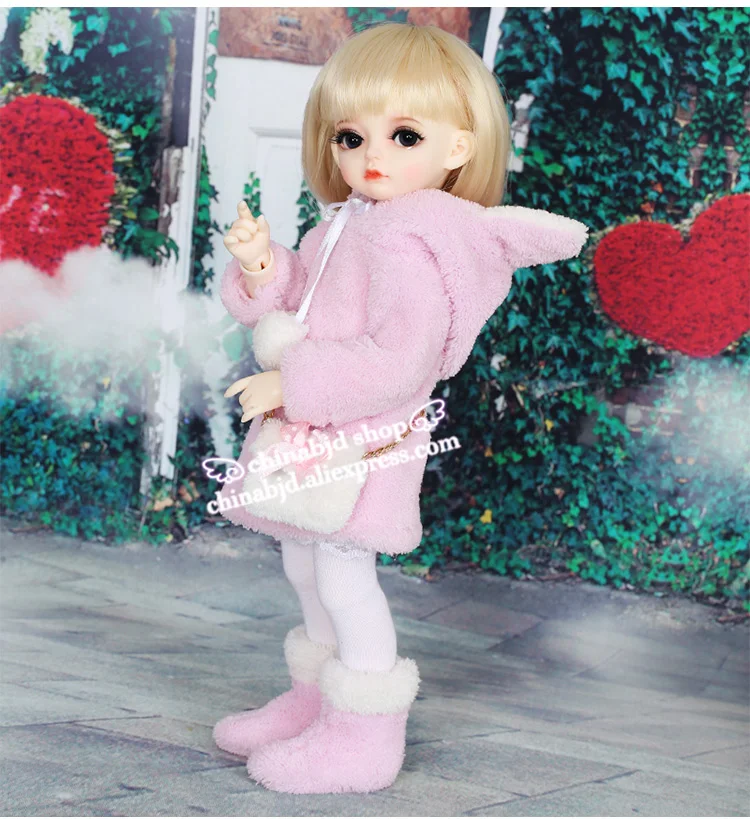 BJD SD Кукла Одежда 1/6 Kawaii стиль с ботинками маленький пролет посылка для девочки мальчик тело YF6-170 куклы аксессуары luodoll