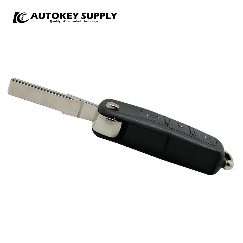 Компания autokey Supply прямые продажи с фабрики. Автомобильный Стайлинг для VW 3 кнопки дистанционного флип ключ DP-20 433 МГц полный ключ автомобиля AKBPCP089