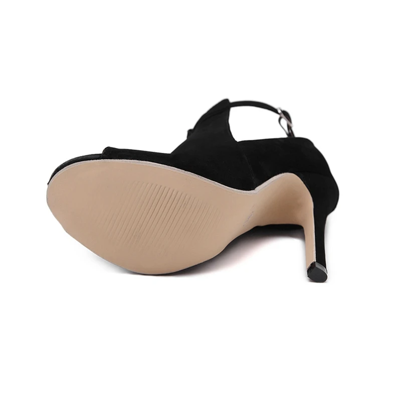 2017 новое прибытие гладиатор сандалии женщин сексуальные черные высокие каблуки