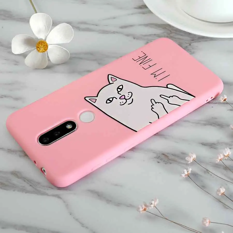 Cute Cartoon Cat Silicone Phone Case For Vivo V5S V5 X7 X6 Plus Y53 V3 Max X Play 5 6 Y55 X5 Pro Cover Coque Fundas |
