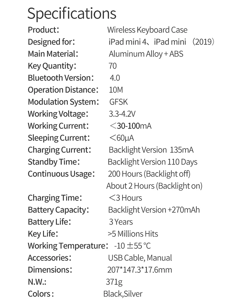 Беспроводной чехол-клавиатура DUX DUCIS с откидной крышкой для iPad Mini 5, Bluetooth клавиатура, чехол для планшета для iPad Mini 5 Mini 4 7,9 дюймов