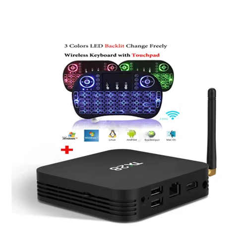 ТВ приставка TX28 на Android 7 1 4 + 32 ГБ 4K 2 4/5 ГГц Wi Fi|ТВ-приставки и медиаплееры| |