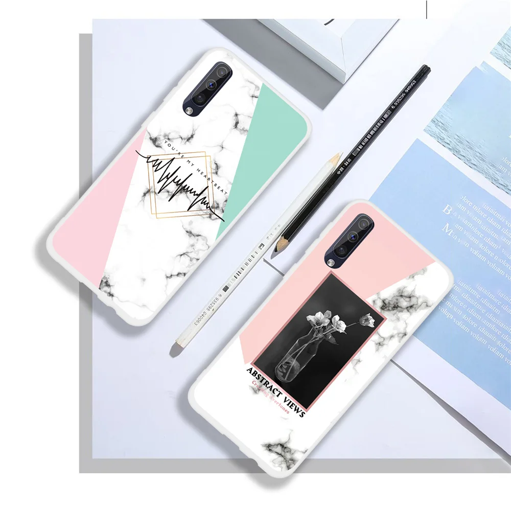 Чехол для Samsung Galaxy A50 A30 A70 A40 A20 A10 M10 M20 M30 мягкий силиконовый чехол из ТПУ с кружевом