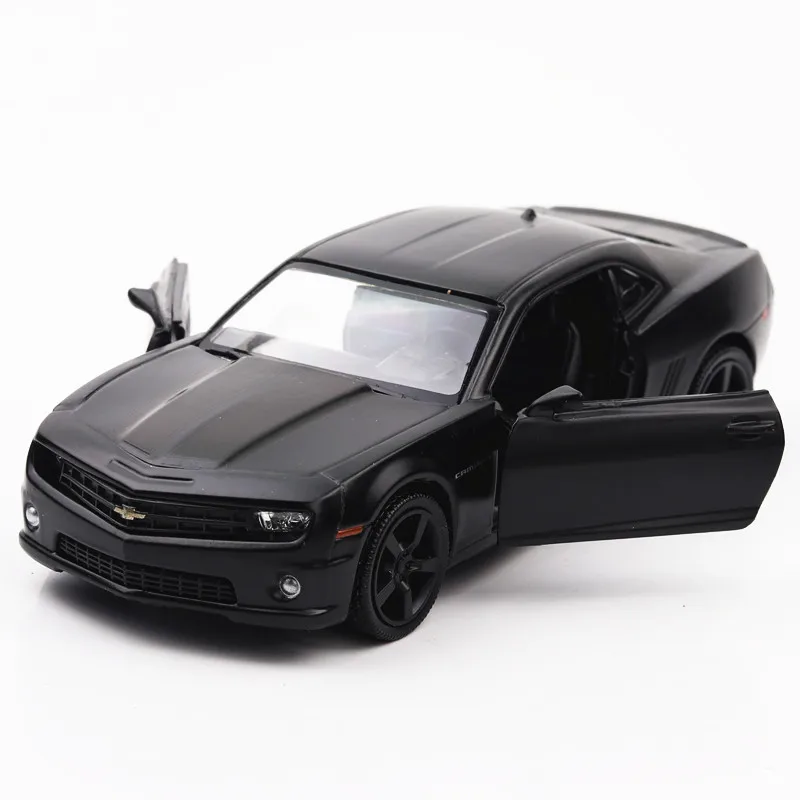 

1/36 Licensed Car Model CH554005M BLack Chevrolet DieCasts Small Car 5 inch 2 Open Doors No Lights&Sounds Collective