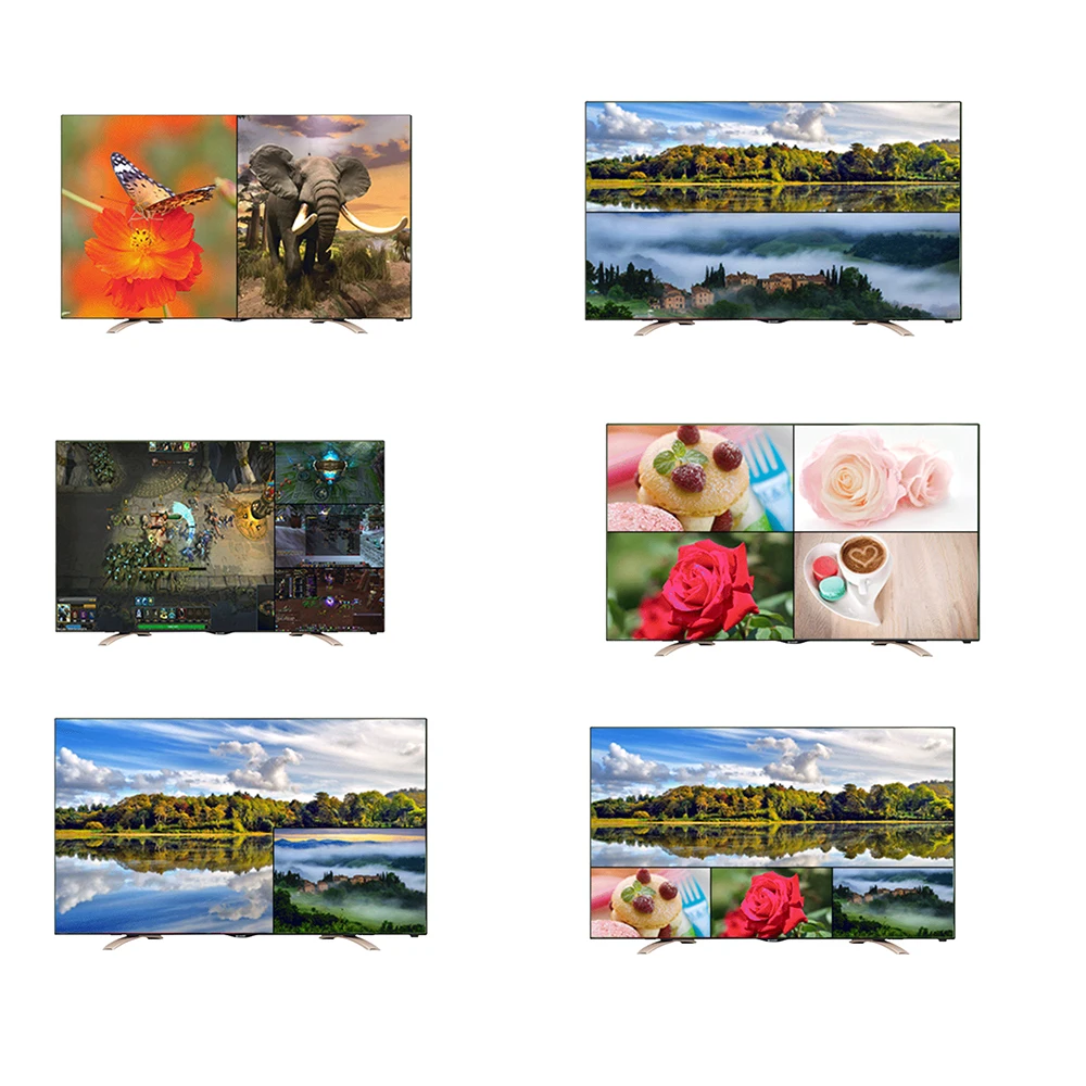 KVM HDMI 4x1 Quad Multi-viewer Разделение экран синхронизатор USB KVM HDMI коммутатор 1080 P/ 60 Гц с ИК отдаленных