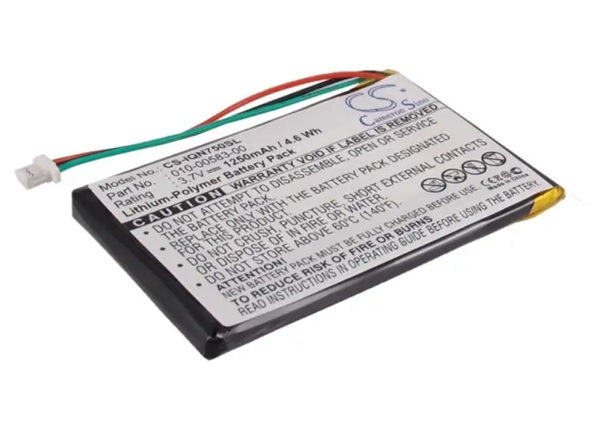Аккумулятор Cameron Sino 1250mah для GARMIN Nuvi 750 755 755T 010 00583 00 батарей|Аккумуляторы мобильных