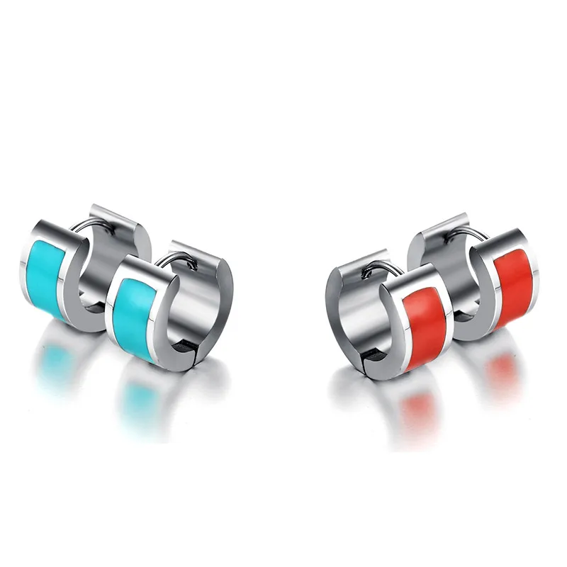 Серьги гвоздики женские в этническом стиле из нержавеющей стали|stainless steel stud