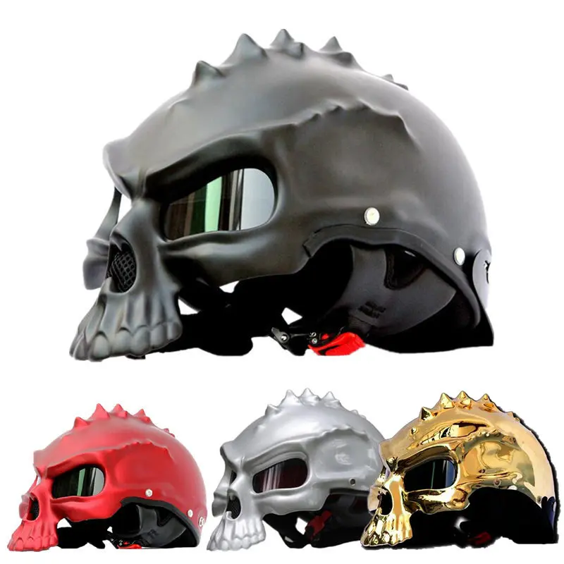 Мотоциклетный шлем с черепом двойного назначения новинка мотоциклетный в стиле