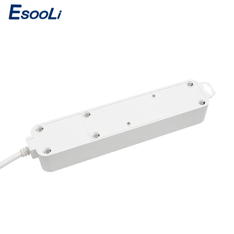 Удлинитель Esooli с двумя USB портами для зарядки и европейской
