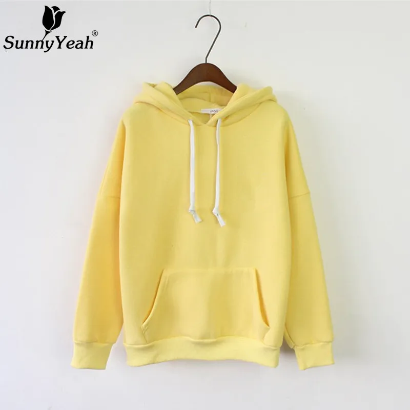 SunnyYeah Harajuku толстовки женские свитера пуловеры повседневные с длинным рукавом