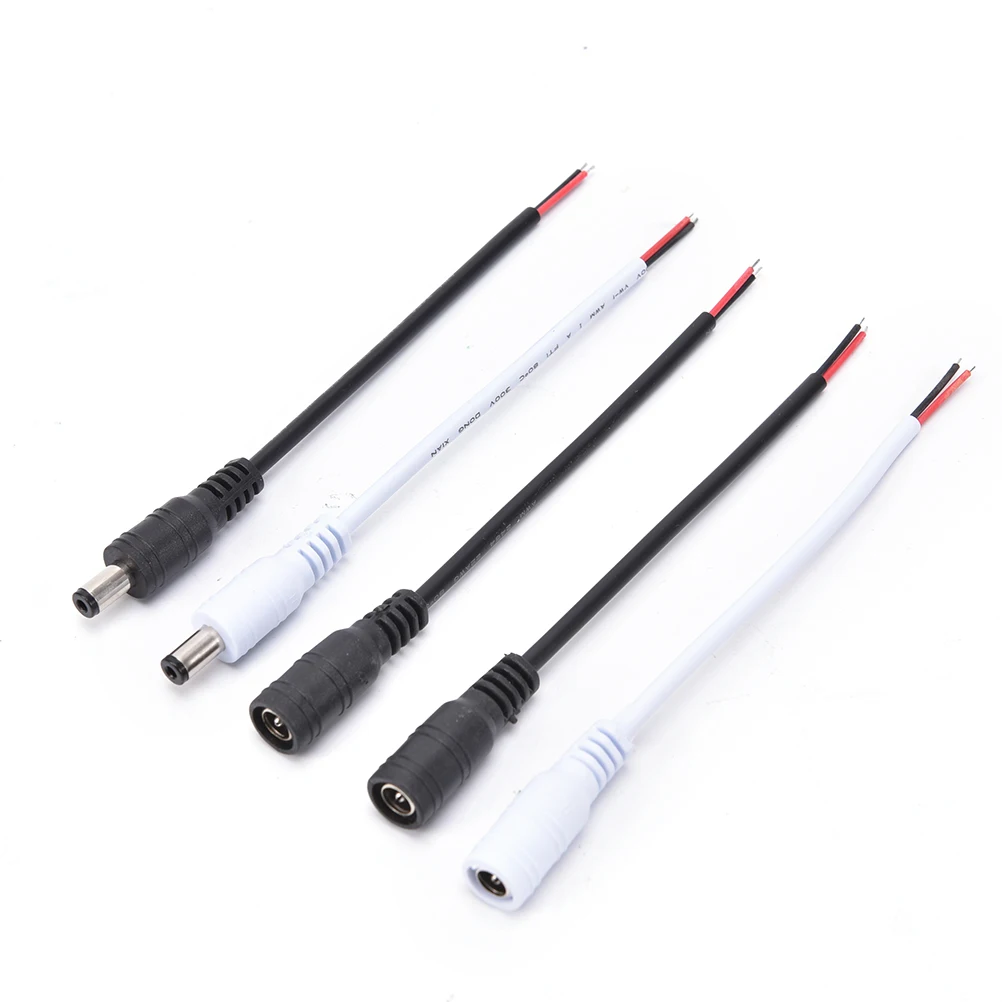 Новый DC Мужской и Женский Разъем 12 В разъем питания адаптер замок Пряжка источник