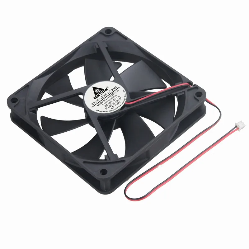 Чехол Gdstime для компьютера 140x25 мм 2pin 14 см 12 в пост. Тока Бесщеточный вентилятор