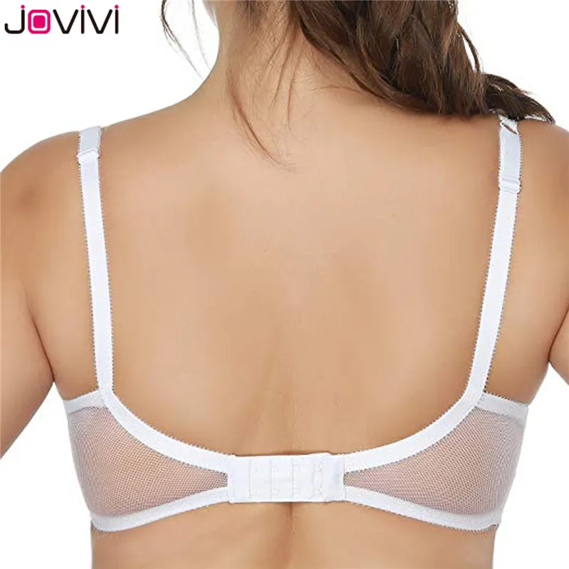 Jovivi 1 шт. 32A 36DD женский кружевной сексуальный бюстгальтер без подкладки на