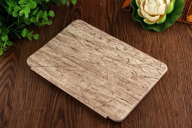 Ультратонкий чехол из искусственной кожи с деревянным узором для Apple iPad Mini 2 3 4 Air 6