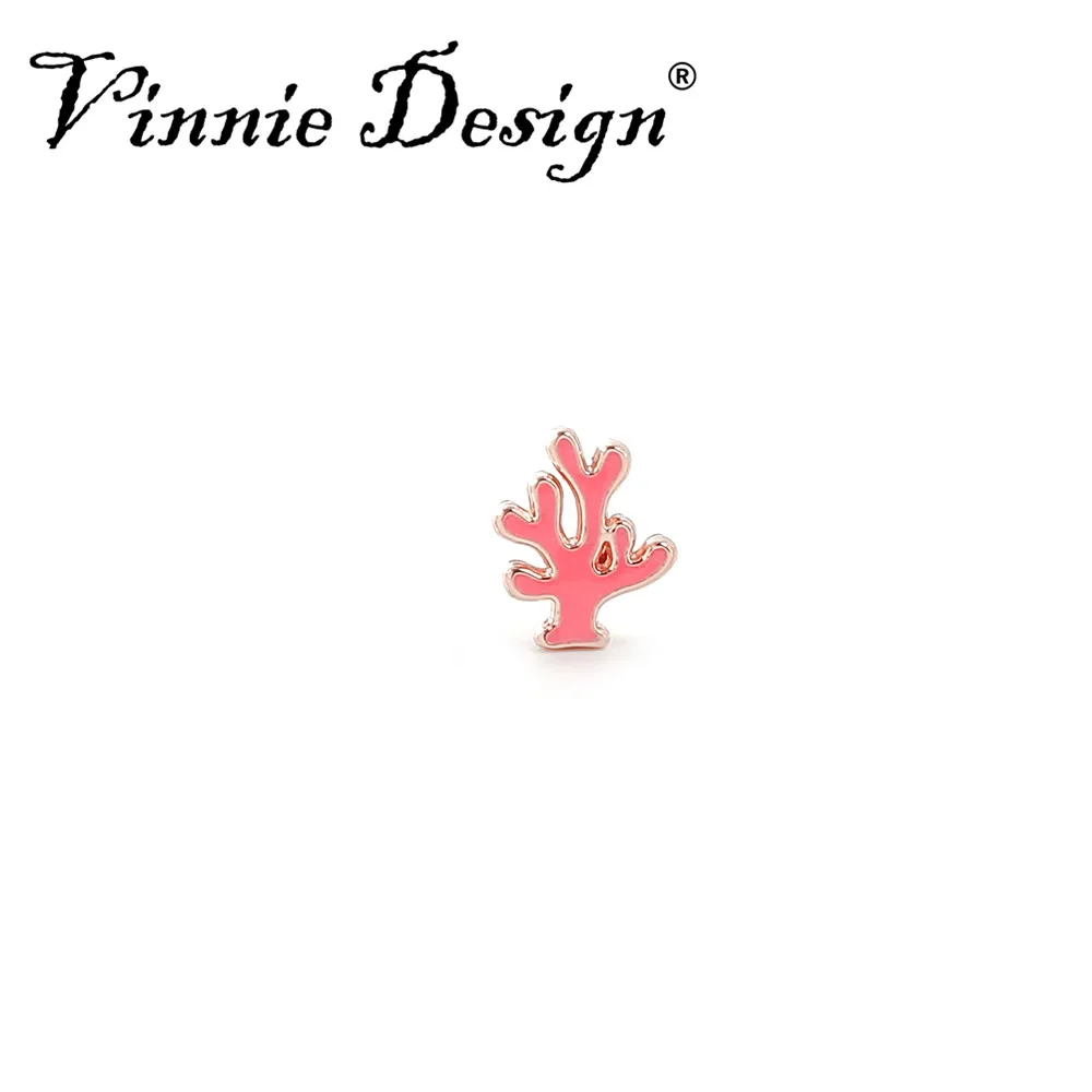 Дизайнерские украшения Vinnie 8 мм коралловые шармы с горкой подходят для сетчатых