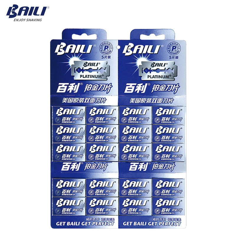 BAILI 100 шт./лот ультратонкие супер острые прочные нержавеющие Платиновые