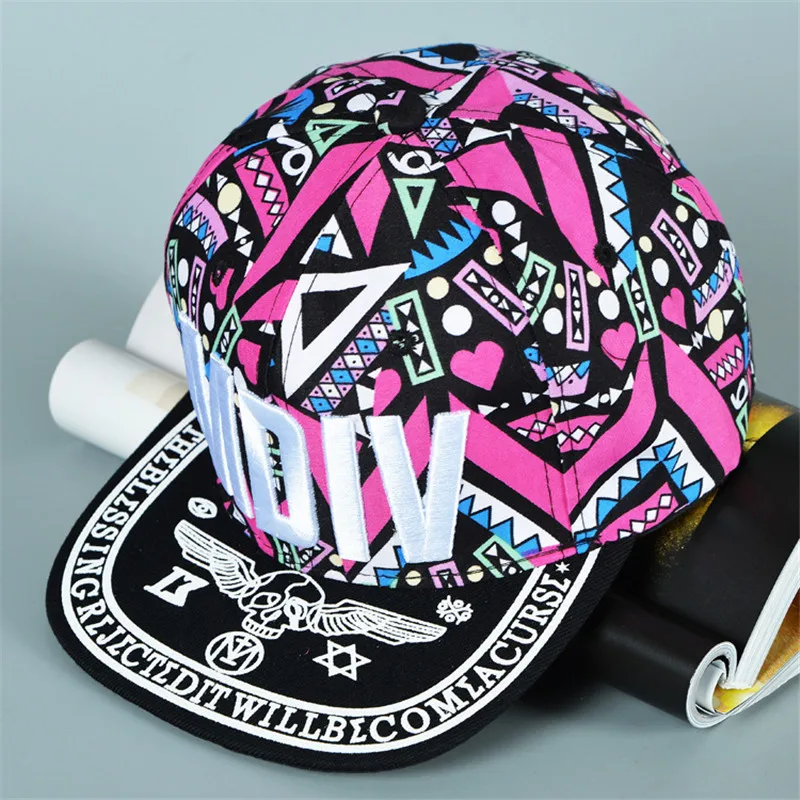 Canjoyn Повседневное цветок Для женщин мужчин Кепки Шляпа snapback управлением Солнца